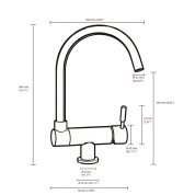 3 in 1 Faucet Yoga PREMIUM ΤΡΙΟΔΕΣ