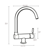 3 in 1 Faucet Yoga PREMIUM ΤΡΙΟΔΕΣ