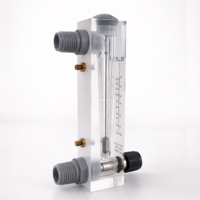 Μετρητής Ροής 0-18 LPM με Βαλβίδα (1/2''M) hover