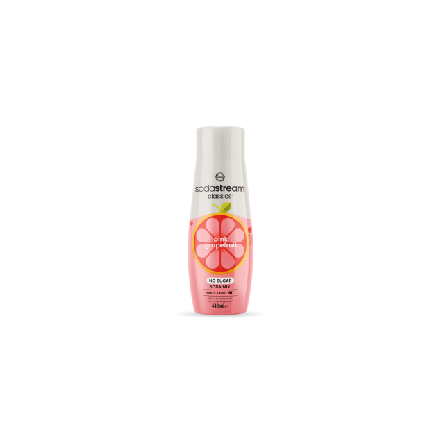 SodaStream Pink Grapefruit – Σιρόπι 440ml για Ανθρακούχο Αναψυκτικό (ΧΩΡΙΣ ΖΑΧΑΡΗ) ΓΕΥΣΕΙΣ